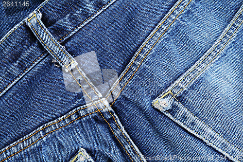 Image of Blue jean texture