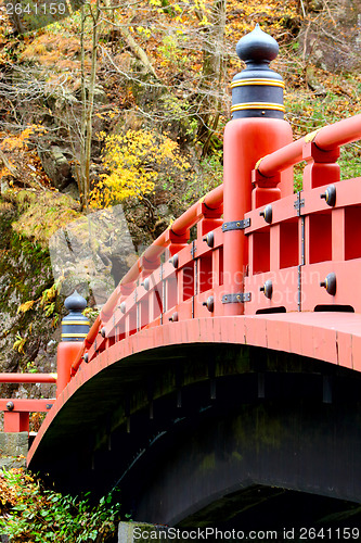 Image of Red bridge in Nikko