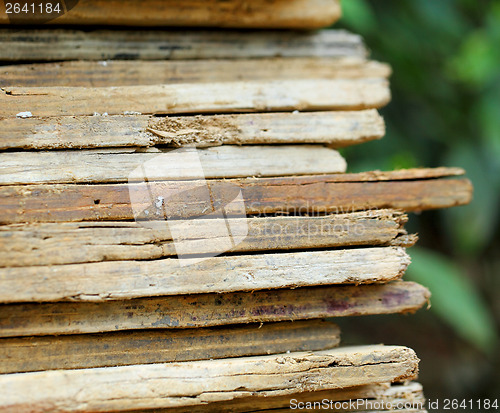 Image of Abandoned wooden plank