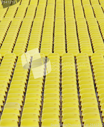 Image of Stadium seat in Yellow