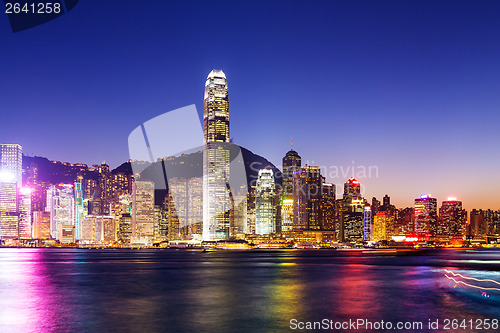 Image of Hong Kong at night