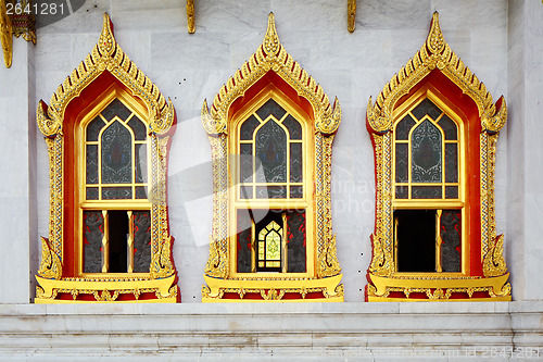 Image of Window in Thailand temple
