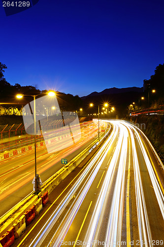 Image of Urban highway at night