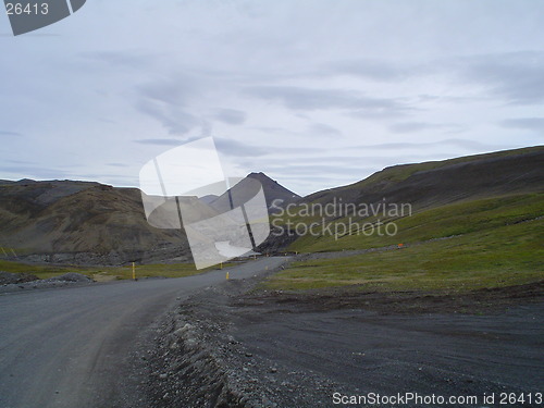 Image of mountains road