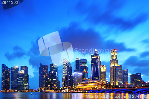 Image of Singapore financial district