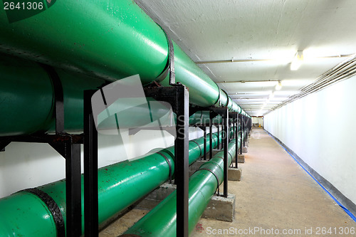 Image of Drainage pipe in underground