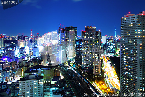 Image of Tokyo cityscape at night