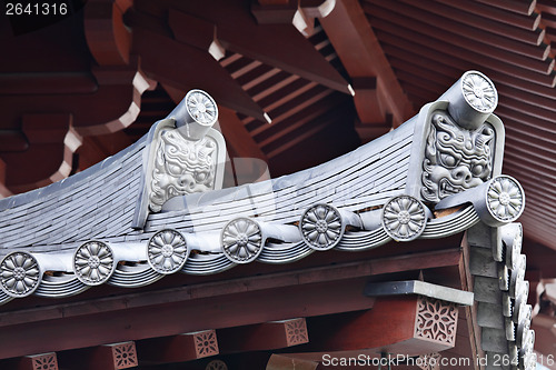 Image of Roof eaves from japanese temple