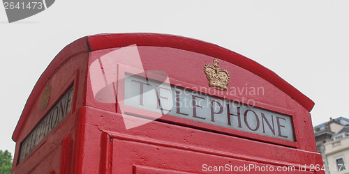 Image of London telephone box