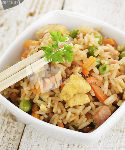 Image of Rice With Chicken And Vegetables