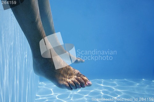 Image of Underwater Feet