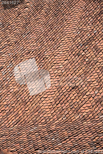 Image of red tile pattern