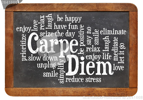 Image of Carpe DIem word cloud