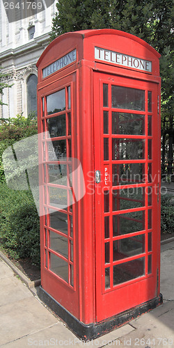 Image of London telephone box