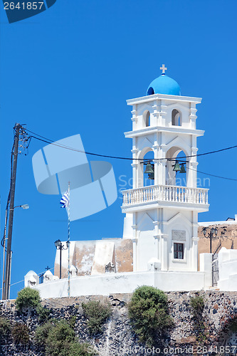 Image of Santorini church