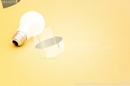 Image of Background with lit lightbulb