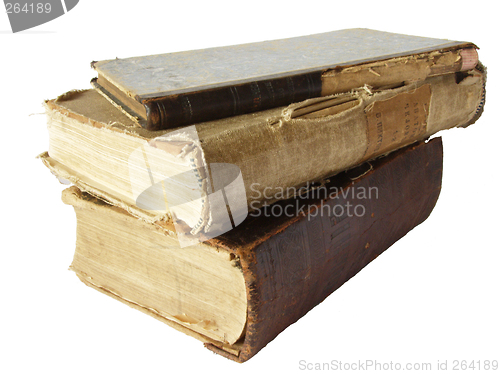 Image of stack of the old books