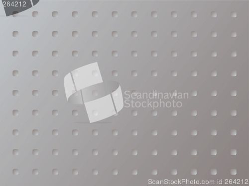 Image of metal anti slip square
