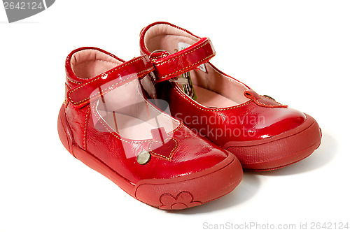 Image of Pair of red shoes