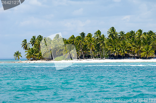 Image of Island with beautiful beach