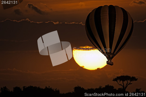 Image of Balloon safari , sunrise