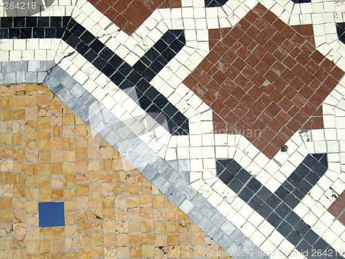 Image of Decorative floor mosaic