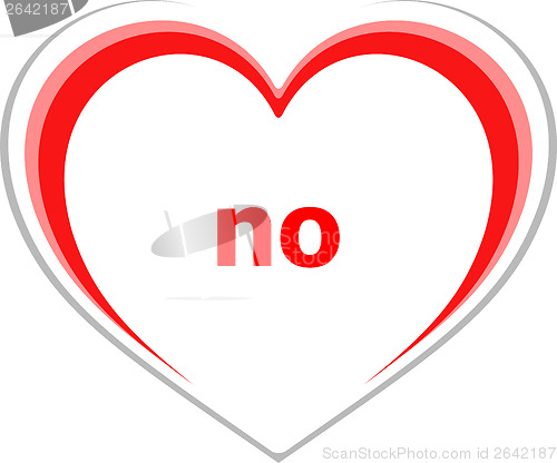 Image of social concept, no word on love heart