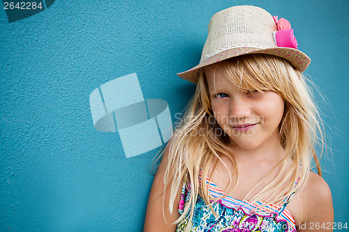 Image of Smiling cute young girl