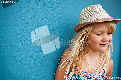 Image of Cute happy young girl