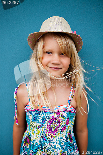 Image of Smiling cute young girl