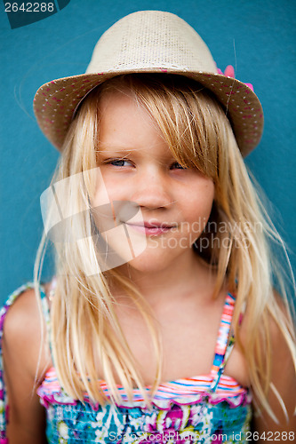 Image of Cute happy young girl