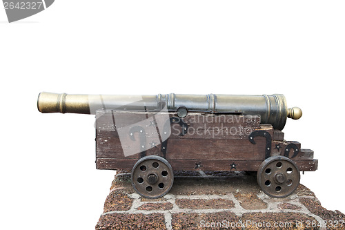 Image of Medieval brass cannon