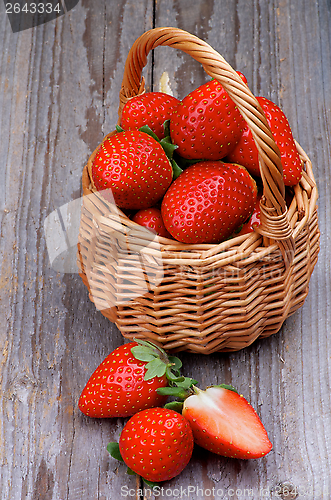 Image of Strawberries in Basket