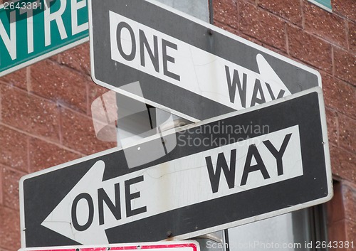 Image of One way