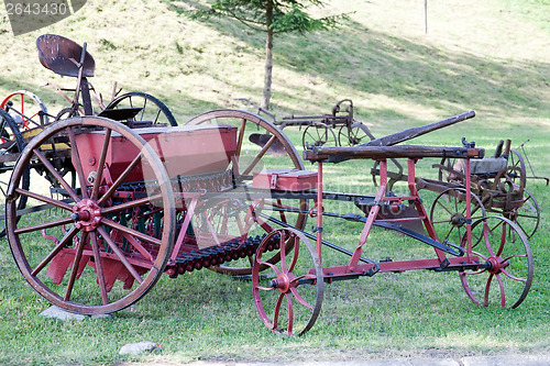 Image of old farm agriculture equipment