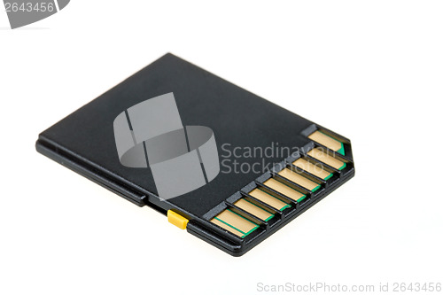 Image of sd-card isolated on a white background 