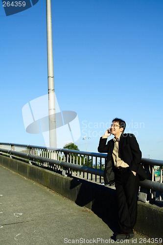 Image of Businessman on the phone