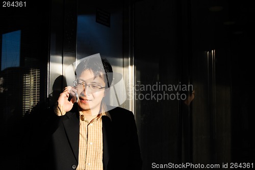 Image of Businessman on the phone