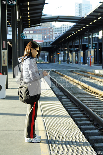 Image of Waiting for the train