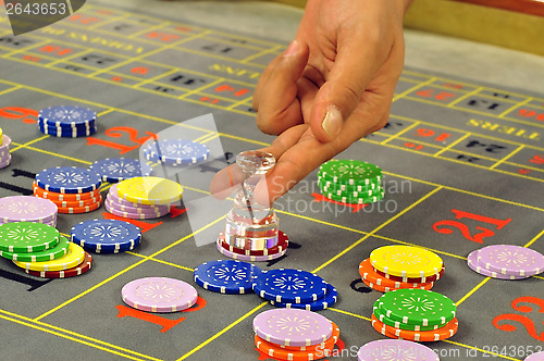 Image of roulette dealer