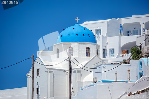 Image of Santorini church