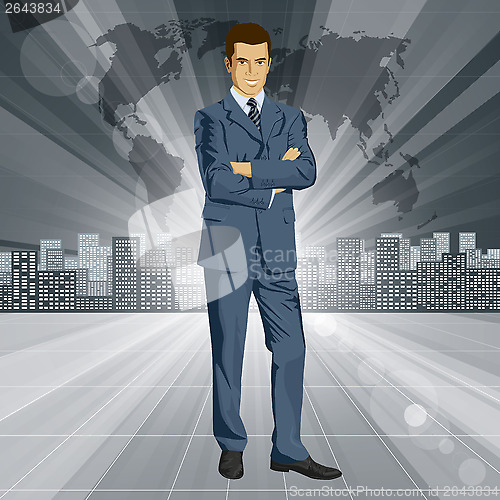 Image of Vector Businessman In Suit