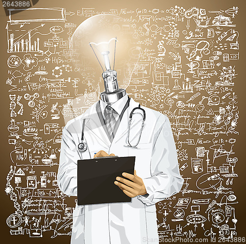 Image of Vector LM Doctor Man With Clipboard 04