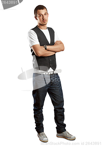 Image of Man In Vest