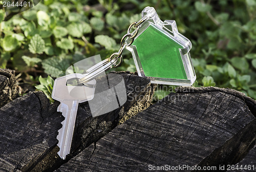 Image of Keychain in a shape of house