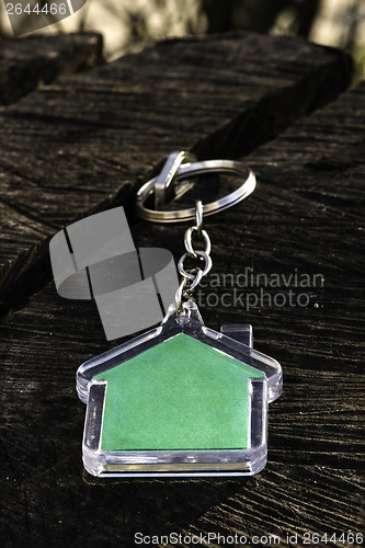 Image of Keychain in a shape of house