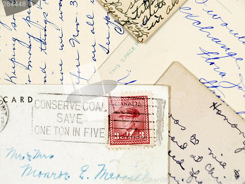 Image of Handwritten old postcards