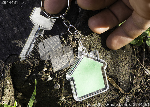 Image of Keychain in a shape of house