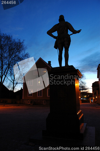 Image of Fredrikstad  - Fredrik II by night
