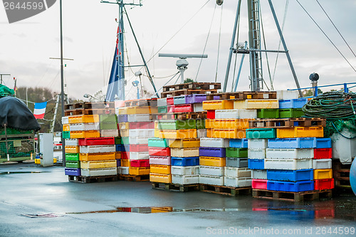 Image of Fishing boat in harbour